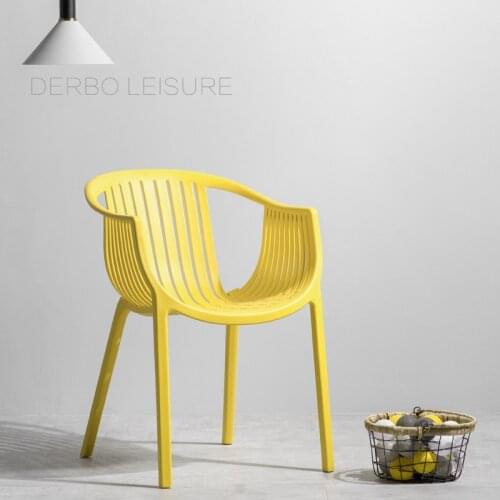 Modern Classic Design Outdoor dinning chair, fashion Leisure colorful armchair, balcony Cafe loft chair garden furniture chair