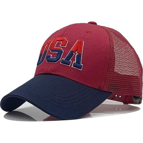 Spring Cotton Baseball Cap Snapback Dad Hat Letter Embroidery Hip Hop Fitted Cap Men Women Cap Outdoor Summer Casual Mesh Cap