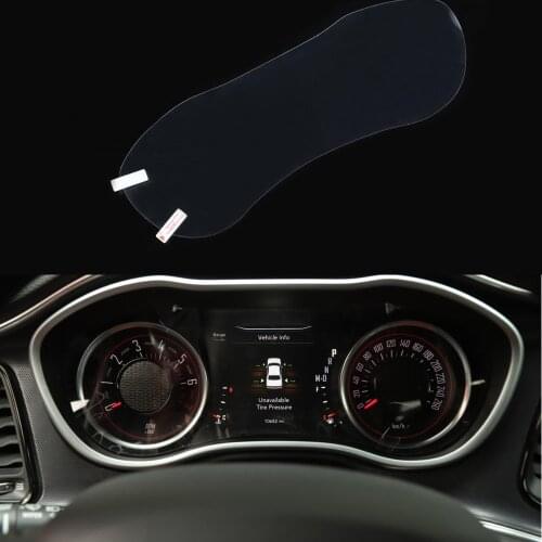 Dashboard Panel Screen Protective Nano Film Prevent Scratching Anti-dust Film for Dodge Challenger 2015-2019 Car Interior Parts