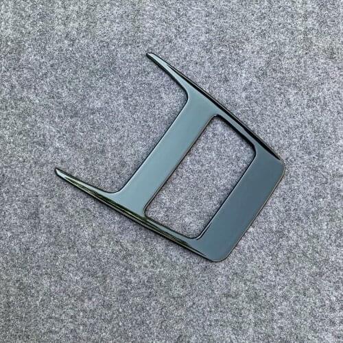 1PC ABS Gloss Black Interior Front Reading Light Lamp Cover Trim for Toyota Harrier Venza XU80 2020 2021 Accessories