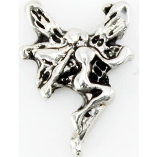 10pcs/lot Floating Lockets Charms Angel Floating Charm For Glass Lockets LZFC1176