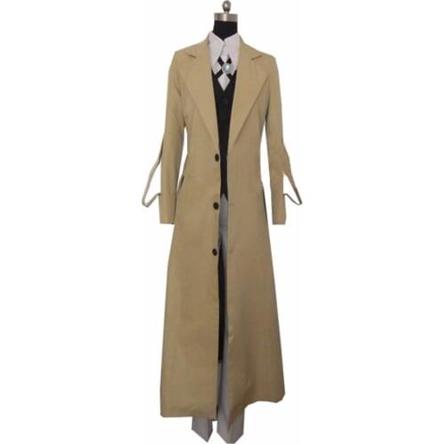 2017 Bungo stray dogs Dazai Osamu Cosplay costume All Size full set