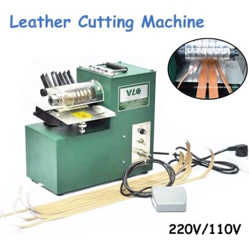 220V/110V 1400r/min Electrostatic Strip of Leather Cutting Machine Leather Cutter