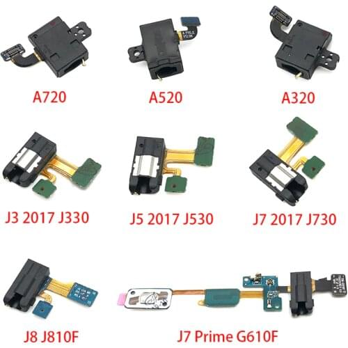 5pcs Earphone Headphone Jack Audio flex For Samsung Galaxy A3 A5 A7 J3 J5 J7 2017 A320 A520 A720 J7 Prime J4 2018