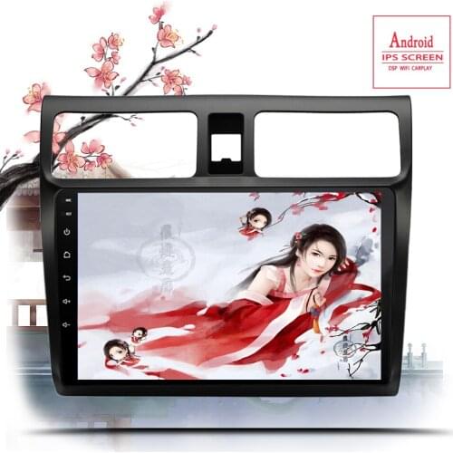 2DIN Car Stereo GPS Navigation Multimedia Player For 2005 2006 2007 2008 2009 2010 Suzuki Swift 10.1" Android 10.0 Head Unit