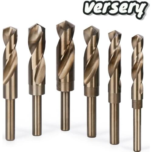 Free Shipping 13-25mm 12.7mm Round Shank Reduced 1/2'' Twist Drill Bits Cobalt Hss Hole Saw Wood Iron Stainless Steel Aluminum