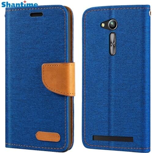 Oxford Leather Wallet Case For Asus Zenfone Go TV ZB551KL With Soft TPU Back Cover Magnet Flip Case For Asus Zenfone Go ZB551KL