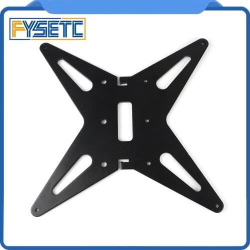 Black Upgrade CR-10 CR-10S Hotbed Support Y Carriage Anodized Aluminum Plate 4mm Thickness For 300X300X400 CR10 BLV