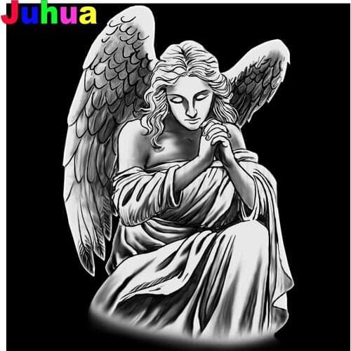 Black white angel diy Diamond painting 5d full drill religious jesus diamond embroidery gift mosaic stitch home decor