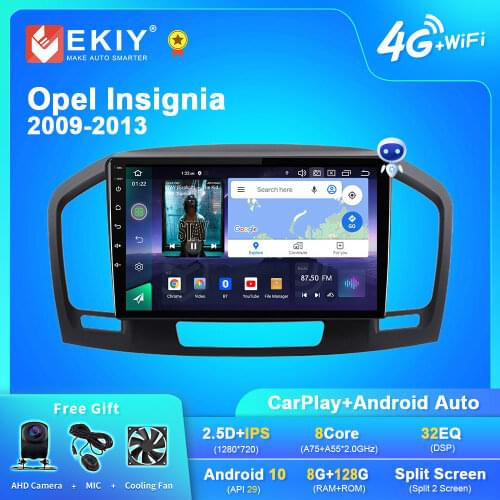 EKIY 8Core 4G DSP Android 9 For Buick Regal For Opel Insignia 2009-2013 Car Radio Multimedia Player GPS Navigation Stereo FM BT