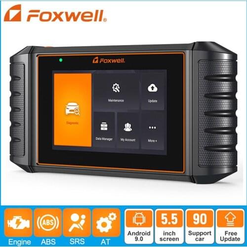 FOXWELL NT706 OBD2 Scanner 4 System Code Reader Engine ABS SRS AT VIN Scan OBDII Diagnostic Tool Lifetime Free Update 2021 New