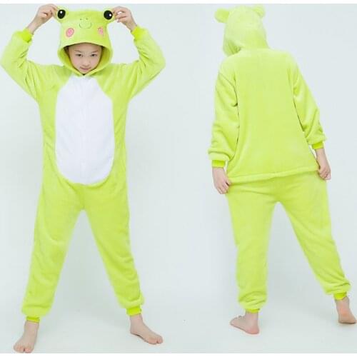 Frog Onesies For Children Baby Girls Pyjamas Boys Sleepwear Animal Stitch Tiger Licorne Onesie Kids Jumpsuits Anime Costume