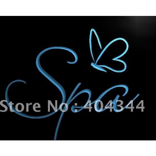 LB050- OPEN SPA Beauty Salon Display NR Light Sign home decor crafts
