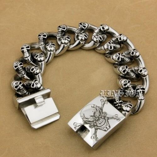 LINSION Engraved Bracelets