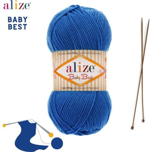 Alize Baby Best Yarn, Yarn Alize Baby Best, Baby Yarn, Soft Yarn, Bamboo Yarn, Anti pilling Yarn,Alize Yarn, 100g 240m