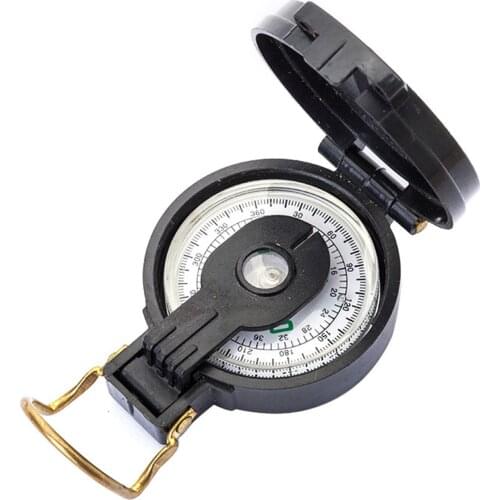 Multifunction Outdoor Compass Portable Green Folding Lens Compass Camping Hiking Navigation Compass For Outdoor Activities