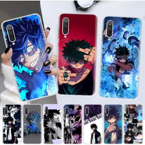 Dabi Boku no My Hero Academia Soft Cover Phone Case For Xiaomi Note 10 Mi 11 9 8 CC9 9T 10T A1 A2 A3 F1 F2 X3 NFC Pro Lite 5X 6X