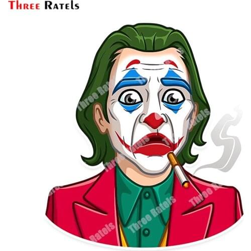 Three Ratels B267 Big Thejoker Stickers For Passat B5 Car Stickers Vinyl Material Jdm Colorful Decals Decor