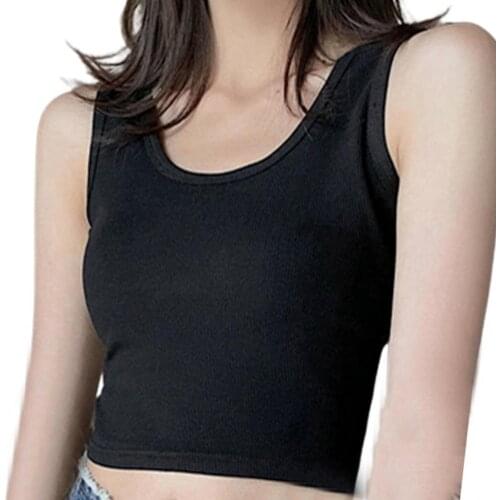 New Stylish All-match Sleeveless O-neck Solid Color Sport Workout Vest Tank Top Streetwear Clothing Tops