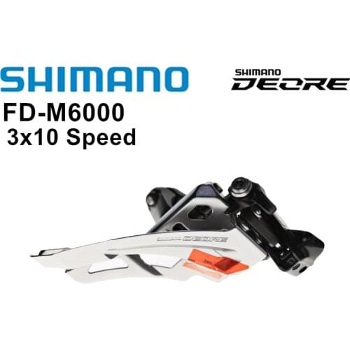 Shimano DEORE M6000 MTB Bike Derailleurs FD M6000 Bicycle Front Derailleur 3x10 Speed FD-M6000 Mountain Bike Derailleur 34.9mm
