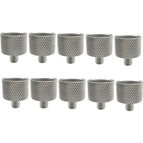 Mic Stand Adapter, Mic Screw Adapter Male to Female Threaded Mic Adapter, for Camera Monitor, Mic Stand