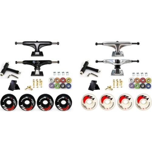 STRIKATE 52X32mm Wheels 101A Aluminum Alloy Professional Bridge Skate Board Bracket 5in Skateboard Trucks