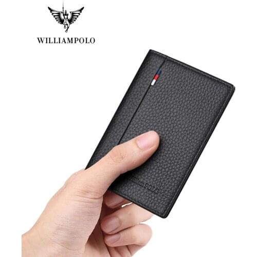 Wallet Simple Boutique Wristlet Bi-fold No Zipper Small Purse Slim Luxury Brand Stylish and Easy to Carry 2021