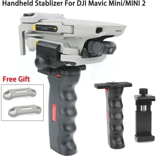 Mavic mini Handheld Stablizer Holder Mount Selfie Stick Bracket Landing Shooting For DJI Mini 2 Drone Accessories