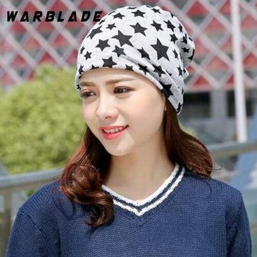 Fashion Brand 2018 Star pattern winter hats for lady Girls Keep Warm Knitted Hat Skullies&Beanies women hat bonnet WarBLade