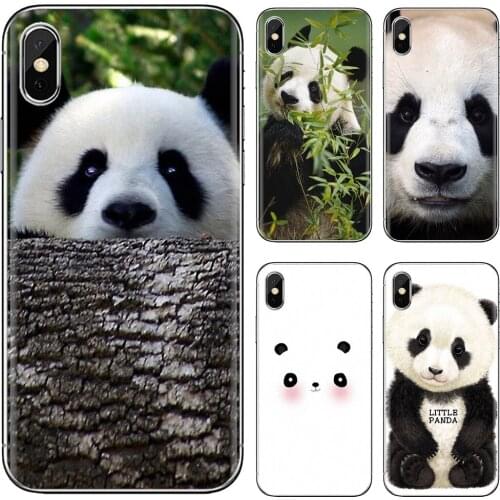For HTC U11 U12 One X9 M7 M8 A9 M9 M10 Plus Desire 630 530 626 628 816 820 830 Cute Chinese Panda Silicone Phone Skin Case