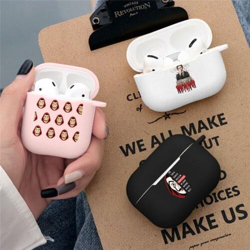 Money Heist Silicone Matte Cover For Apple Airpods 1 2 Case Wireless Earphone Accessories For Airpod Pro Cases La Casa De Papel