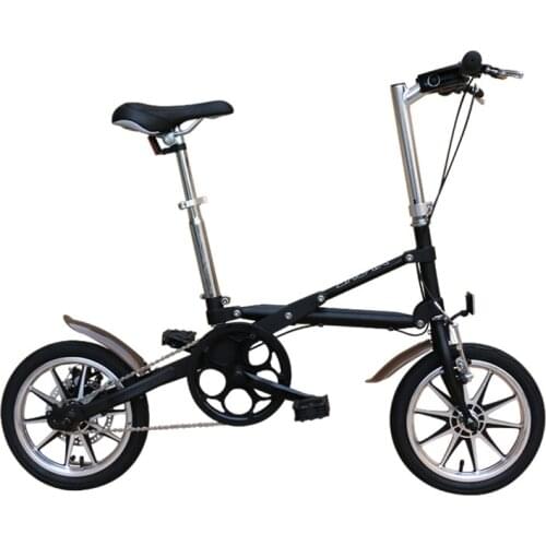 Folding bike 14 inch one second fast folding bicycle adult small portable mini bicycle