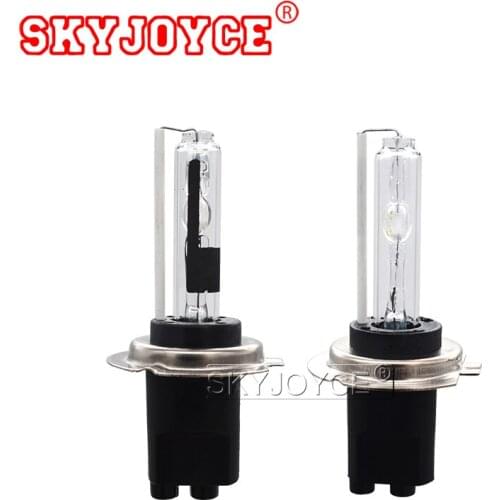 SKYJOYCE 35W 55W H7CR Metal Base Car Headlight Bulbs 6000K 4300K 8000K 5000K Short Tube H7C HID Replacement Bulb H7 Auto Lamps