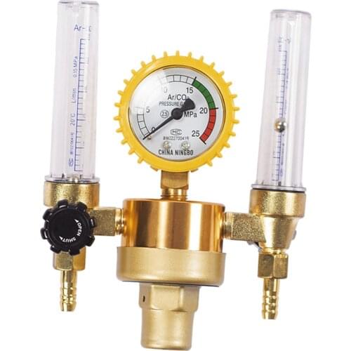 Precise Argon Gas Regulator Pressure Reducer Control Double Tube Welding