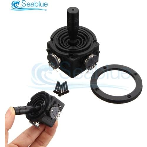 JH-D202X-R2/R4 5K Ohm Electric Joystick Reset Potentiometer 2-Axis 2D Monitor Keyboard Ball Joyrode Controller For Photography