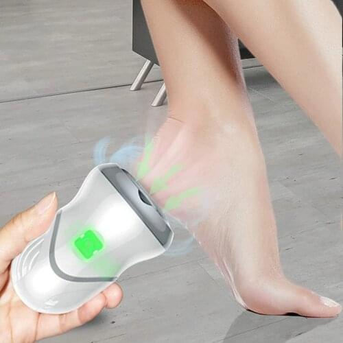 Callus Remover For Feet Rechargeable Heel Scraper For Feet Electric Dead Skin Remover For Feet 2 Speed 3 Grinding Heads