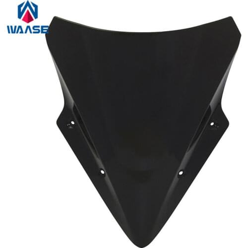 Waase For Kawasaki Ninja 650 2017 2018 2019 Double Bubble Windscreen Windshield Shield Screen