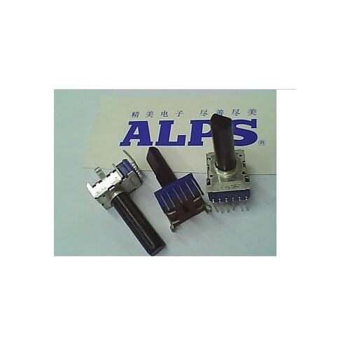 1pcs ALPS Alps RK12 double 6 foot potentiometer, C500K stepper shaft length 23MM