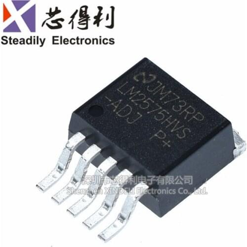 10pcs/lot New LM2575HVS-ADJ TO-263-5 SMD Adjustable High Voltage Power Supply IC High Current