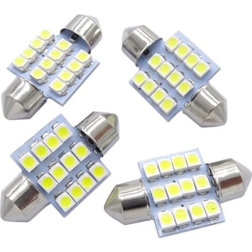 11 Pcs for Mitsubishi Lancer Evo X 2008-2015 White LED Bulbs Car Interior Map Dome Trunk Light License Plate Lamp Accessories