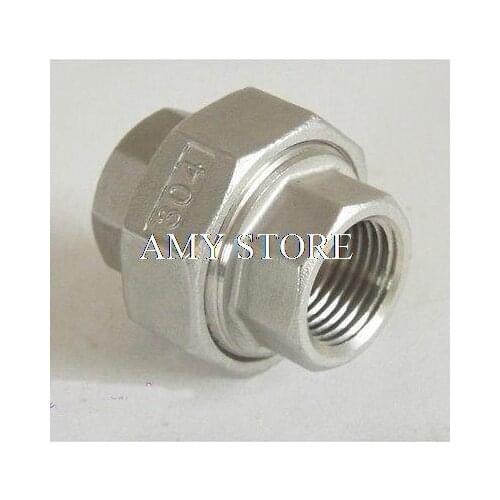 3/4" BSPP Female Threaded Union Swivel Adapter 304 Stainless Steel Pipe Coupler