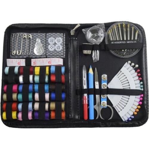 91Pcs/Set Portable Travel Sewing Box Kitting Needles Tools Quilting Thread Stitching Embroidery Craft Sewing Kits Home -30
