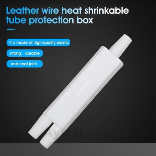 Free Shipping 1 in 2 out Optical Fiber Protection Box 1-in-2-out Drop Cable Optic Heat Shrinkable Tube Welding Protection Box