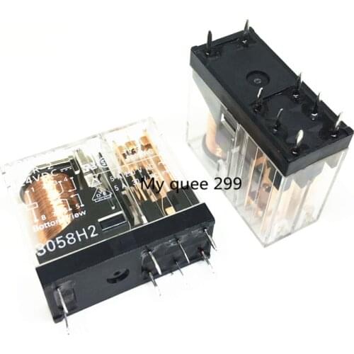 Free Shipping New original OMRON Power Relay 10PCS G2R-2-24VDC G2R-2-DC24V G2R-2-24V G2R-2 24VDC 24V 5A 8 Pin