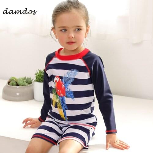 Bikini 2019 Children Two Piece Suit Swimwear for Girl Cover up Swimsuit Beach Dress Girls Summer Clothes Bathing Suit Biquini