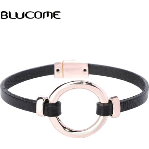 Кожаные браслеты Blucome China At AliExpress