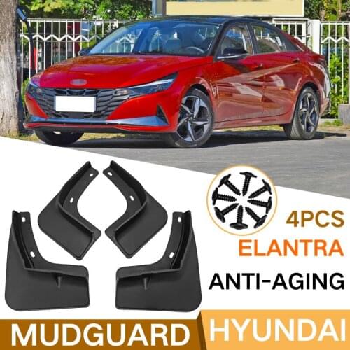Car Mudflap FOR HYUNDAI elantra 2021 Car Fender Mud Flaps Guard Splash Flap Mudguards Accessories 4PCS
