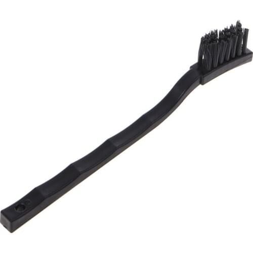 Black Non Slip Handle PCB Rework ESD Anti Static Dust Brush 17cm For Mobile Phone Tablet PCB BGA Repair Soldering