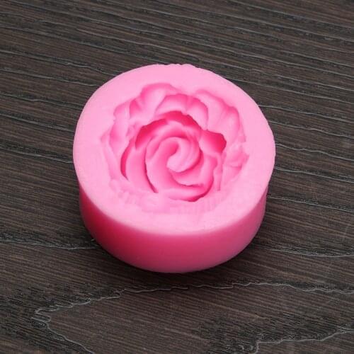 Big Rose Die Mold Bake Cake DIY Production Tool Silica Gel dropshipping#38