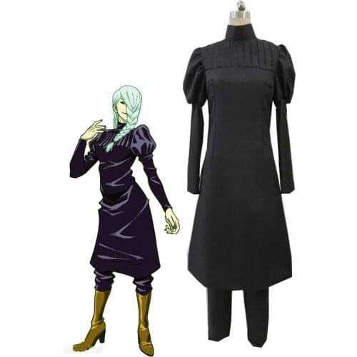 Anime Jujutsu Kaisen Mei Mei Cosplay Costume Women Fancy Suit Dress+Pants Halloween Carnival Uniforms Custom Made